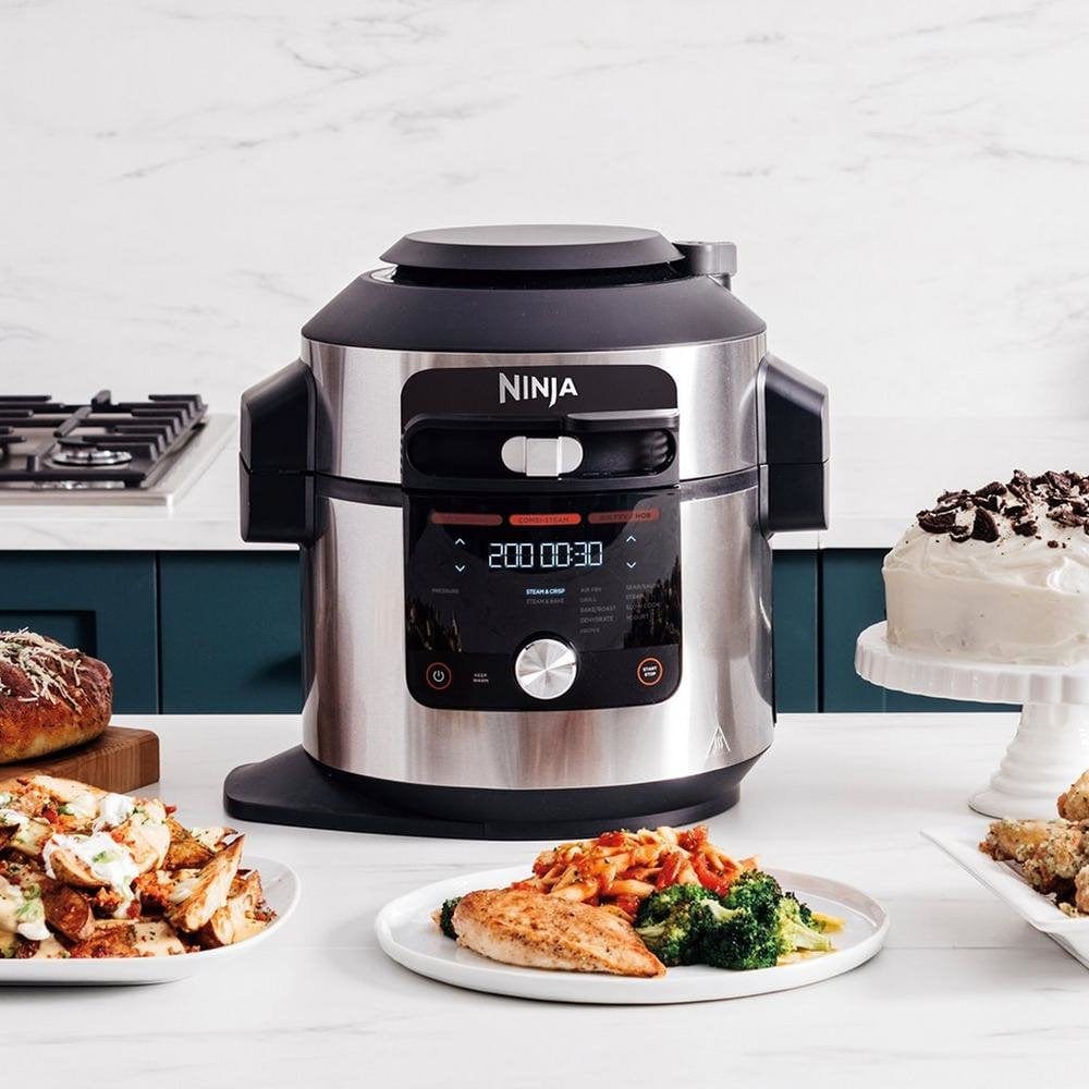 Ninja OL750UK Foodi MAX 15-in-1 SmartLid Multi-Cooker with Smart Cook System, 7.5L | Atlantic Electrics - 39478304014559 