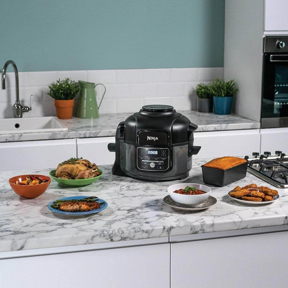 Ninja OP100UK Foodi MINI 6-in-1 Multi-Cooker - Black | Atlantic Electrics - 39478302834911 