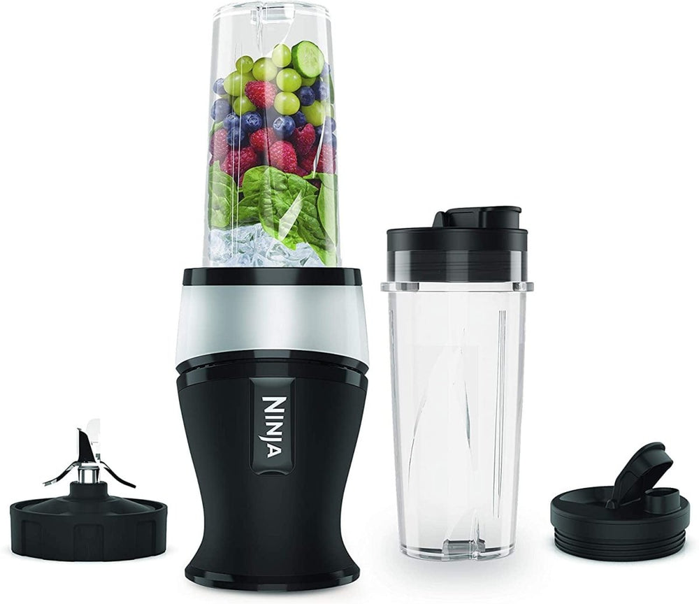 Ninja QB3001UKS Blender and Smoothie Maker - Black-Sliver | Atlantic Electrics - 39478301294815 