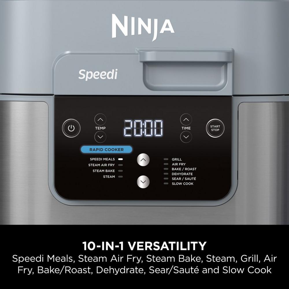 Ninja Speedi ON400UK 10-in-1 Rapid Cooker, Grey - Atlantic Electrics