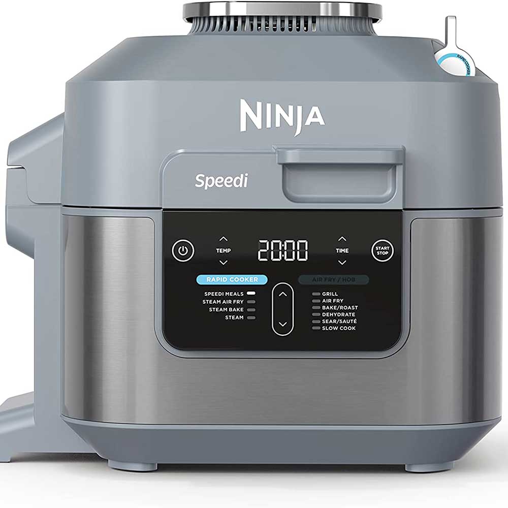 Ninja Speedi ON400UK 10-in-1 Rapid Cooker, Grey - Atlantic Electrics - 39614809571551 