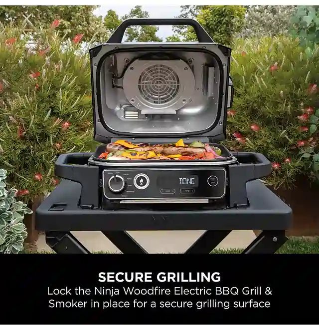 Ninja XSKGRLLSTDEUK Woodfire Electric BBQ Grill Stand - OG701UK - Atlantic Electrics