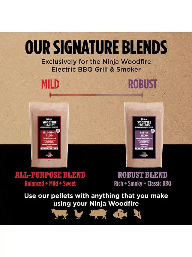 Ninja XSKOGRBLPL2UK Woodfire Pellets Robust Blend (900g) - OG701UK | Atlantic Electrics