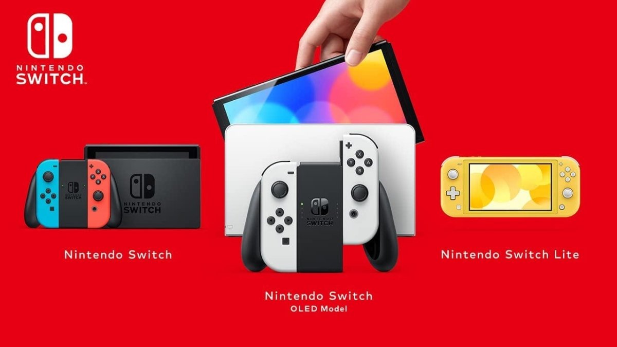 Nintendo Switch White OLED Console Games Bundle - With Free Gaming Headset + Travel Pack | Atlantic Electrics