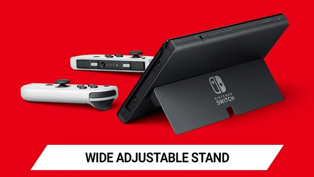 Nintendo Switch White OLED Console Games Bundle - With Free Gaming Headset + Travel Pack | Atlantic Electrics - 39478308110559 