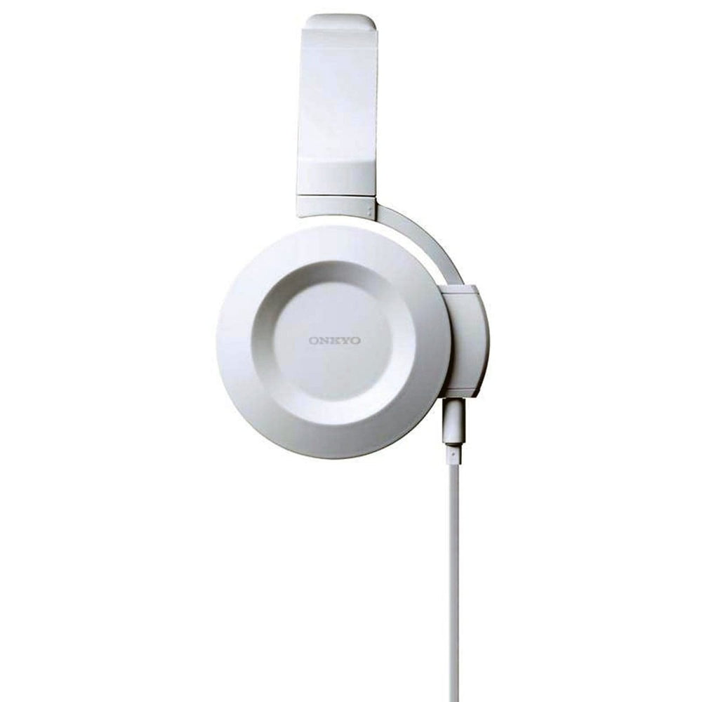 ONKYO White over-ear headphones with white detachable cable (ESFC300W) - Atlantic Electrics - 39478302048479 