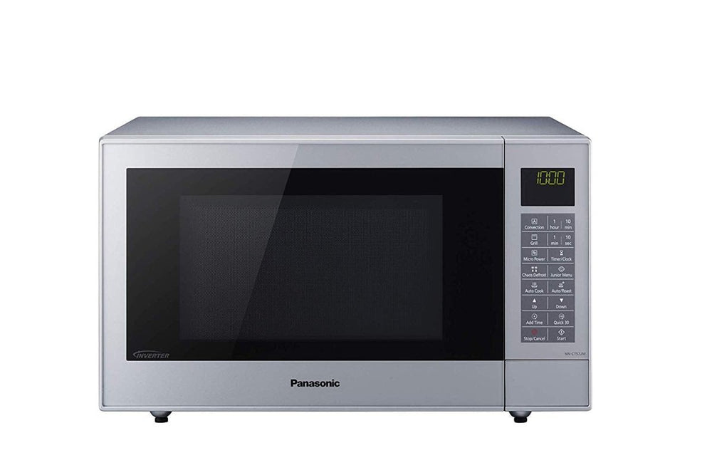 Panasonic Microwave NN-CT57JMBPQ in Silver, Combination Microwave Oven 27 Litre | Atlantic Electrics - 39478306111711 