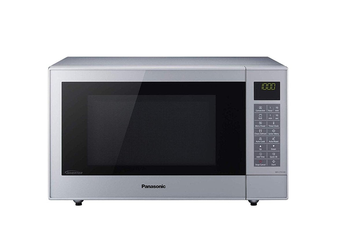 Panasonic Microwave NN-CT57JMBPQ in Silver, Combination Microwave Oven 27 Litre | Atlantic Electrics