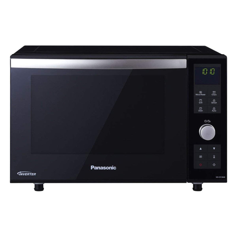 Panasonic NN-DF386BBPQ 3-in-1 Combination Flatbed Microwave Oven, 1000 W, 23 Litre, Black - Atlantic Electrics - 39478307258591 