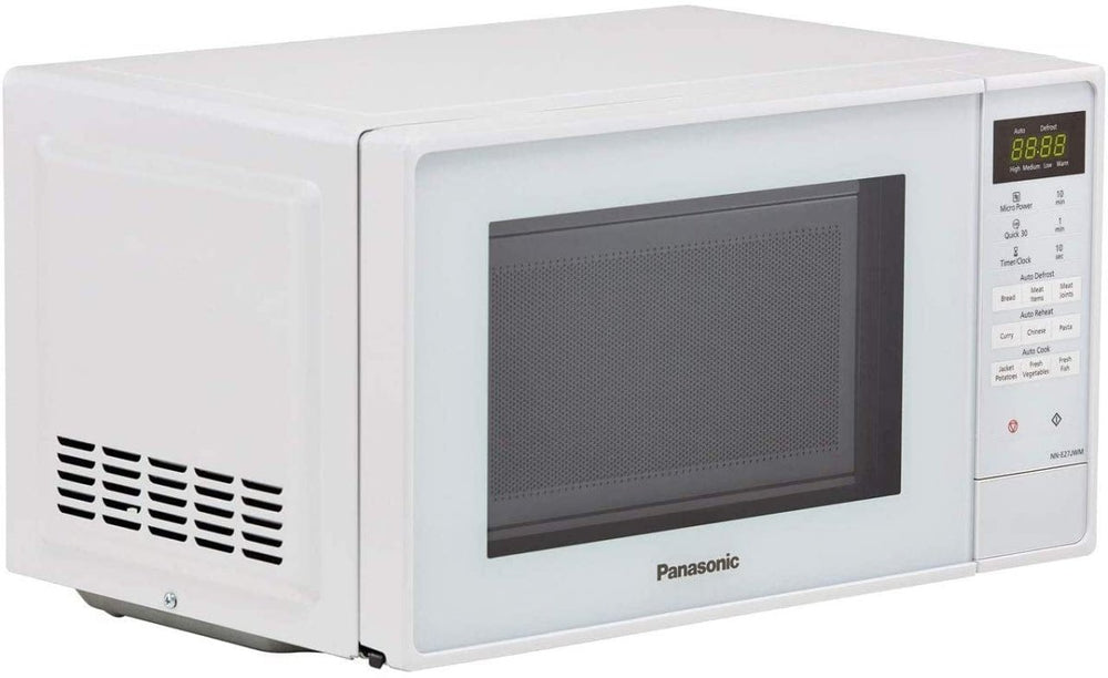Panasonic NN-E27JWMBPQ 800W Compact 20 litre Solo Microwave Oven - White - Atlantic Electrics - 39478305489119 
