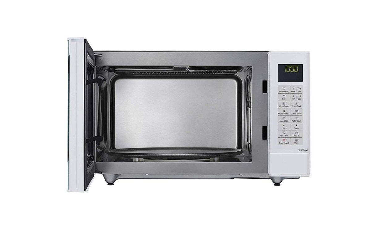 Panasonic NNCT54JWBPQ Microwave in White, Combination Microwave Oven 27 Litre | Atlantic Electrics