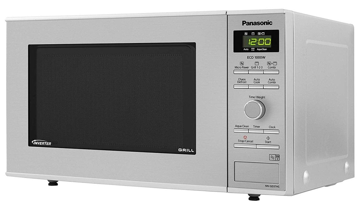 Panasonic NNGD37HSBPQ 23 Litre Microwave Oven with Grill - Stainless Steel | Atlantic Electrics