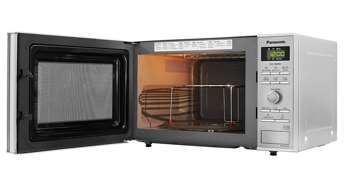 Panasonic NNGD37HSBPQ 23 Litre Microwave Oven with Grill - Stainless Steel | Atlantic Electrics