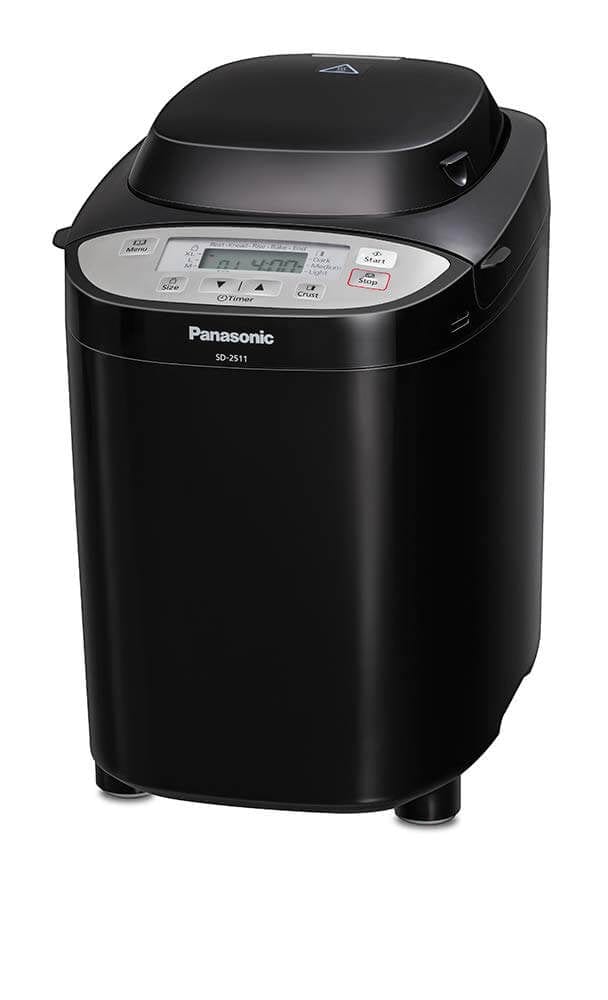 Panasonic SD2511KXC Fully Automated Breadmaker with Nut Dispenser, Black - Atlantic Electrics - 39478310338783 