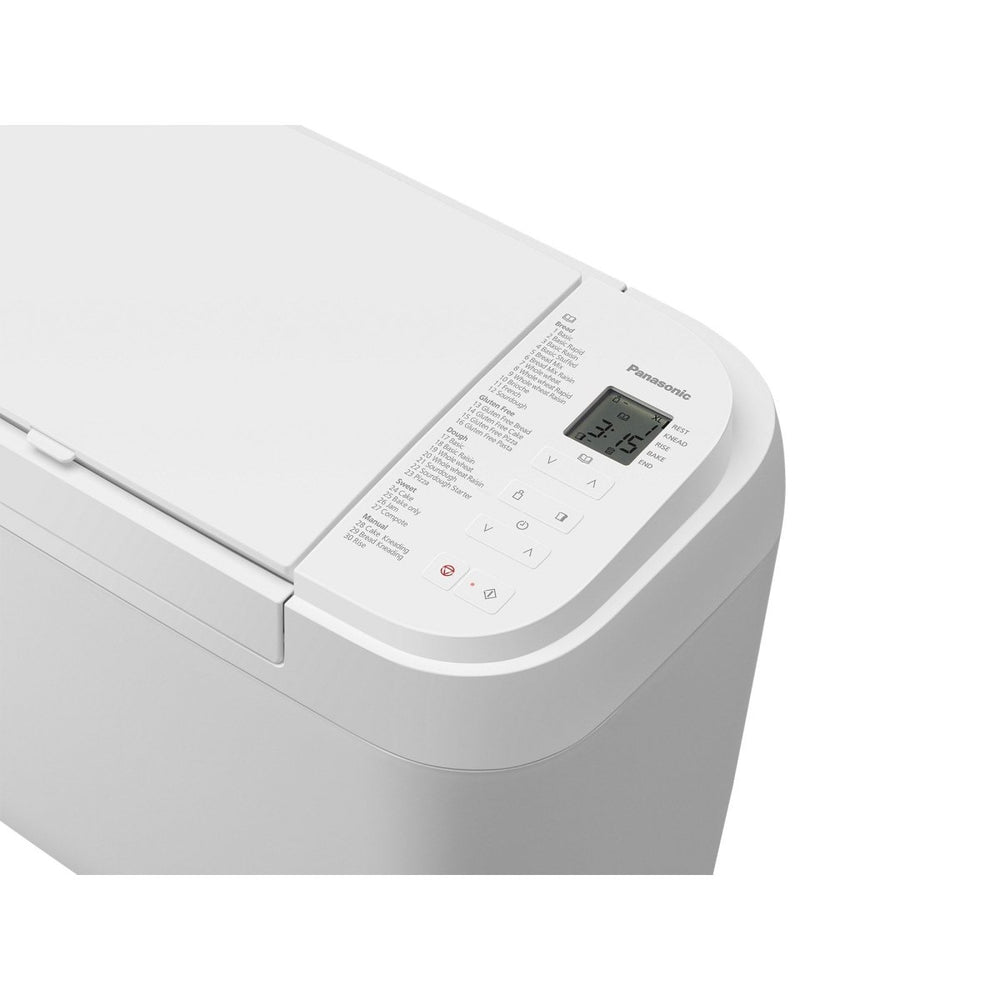 Panasonic SDR2530WXC White automatic breadmaker with raisin-nut dispenser - Atlantic Electrics - 39478309912799 