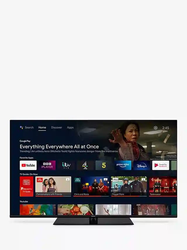 Panasonic TX-55MZ800B (2023) OLED HDR 4K Ultra HD Smart Android TV, 55 inch with Freeview Play & Dolby Atmos - Black | Atlantic Electrics
