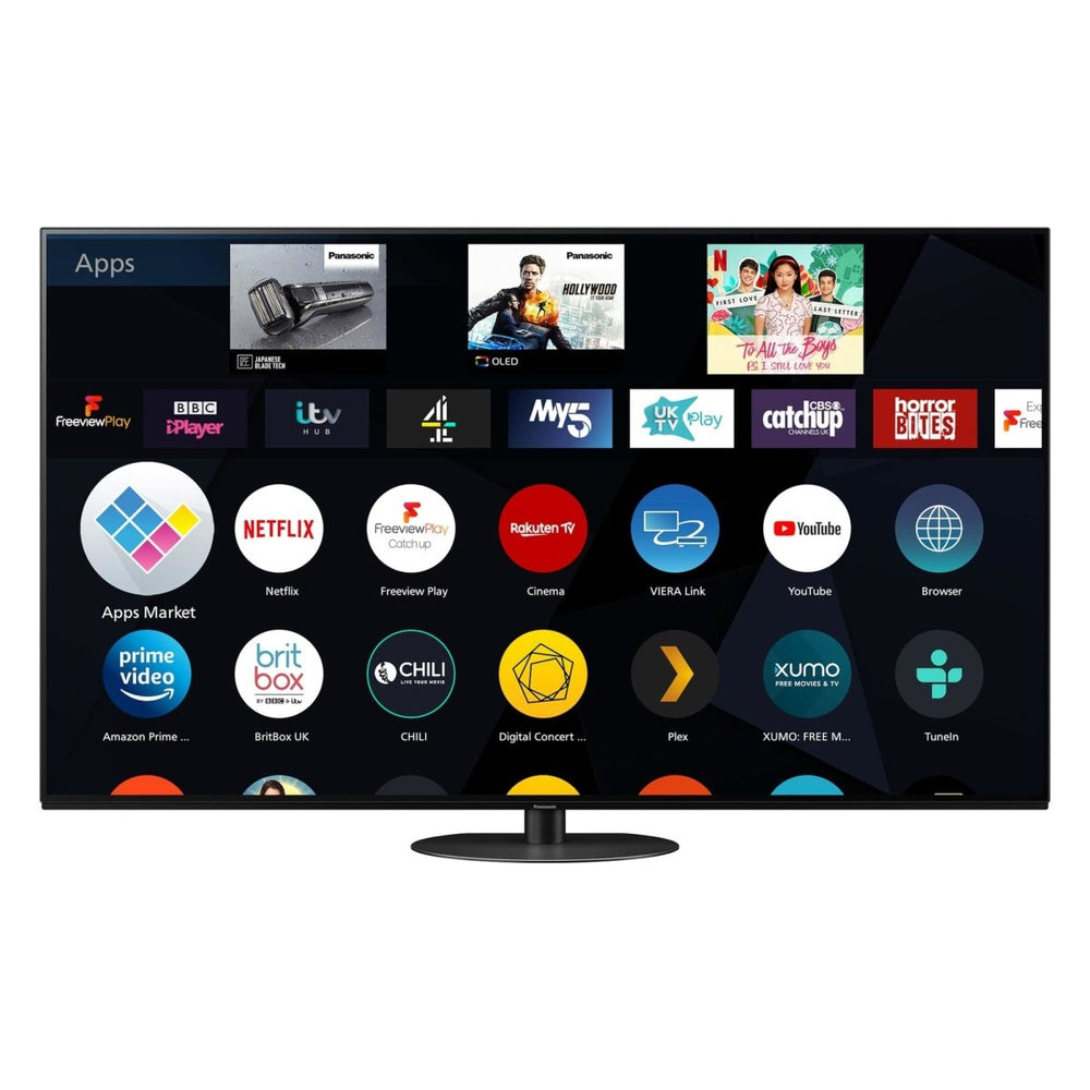 Panasonic TX65HZ980B (2020) OLED HDR 4K Ultra HD Smart TV, 65 inch with Freeview Play & Dolby Atmos, Black - Atlantic Electrics - 39478317351135 