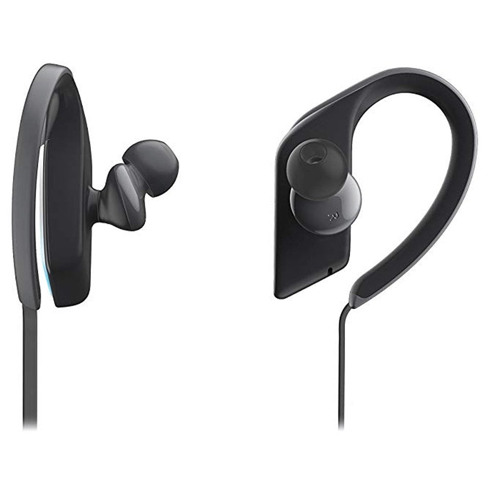 Panasonic Wings RP-BTS55EK Cordless Neckband Water Resistant Bluetooth Earphones - Black - Atlantic Electrics - 39478320267487 