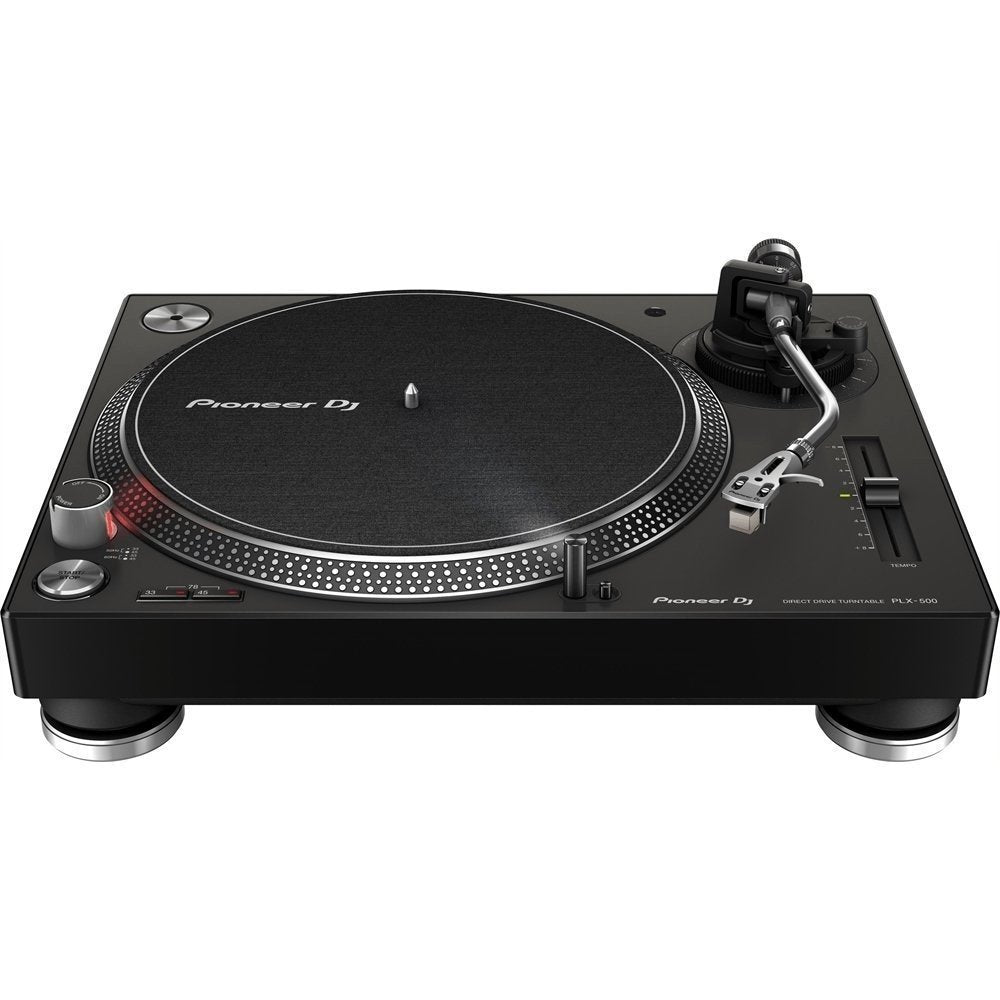 Pioneer DJ PLX500K High Torque Direct Drive DJ Turntable - Black | Atlantic Electrics - 39478320103647 