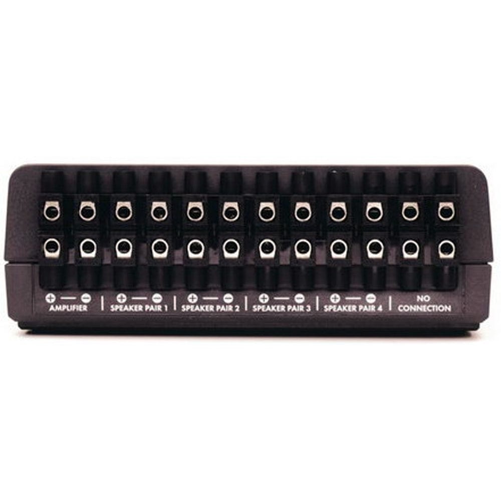 QED SS40 4-Way Parallel Speaker Switch - Atlantic Electrics - 39478321283295 