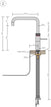 Thumbnail Quooker Fusion Square PRO3 Chrome 3 in 1 Boiling Water Tap with 3 Liters Tank | Atlantic Electrics- 41477792989407