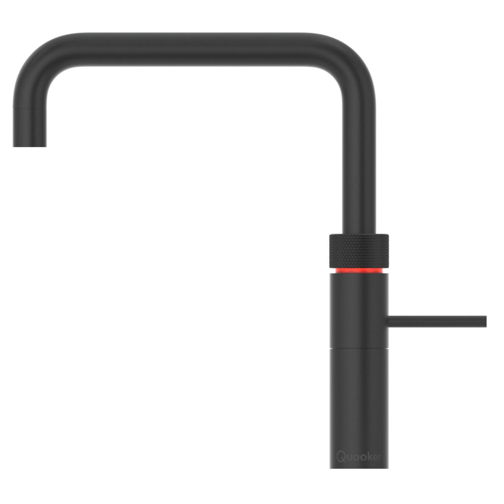 Quooker Fusion Square PRO7 Black 3 in 1 Boiling Water Tap with 7 Liters Tank | Atlantic Electrics - 41484420448479 