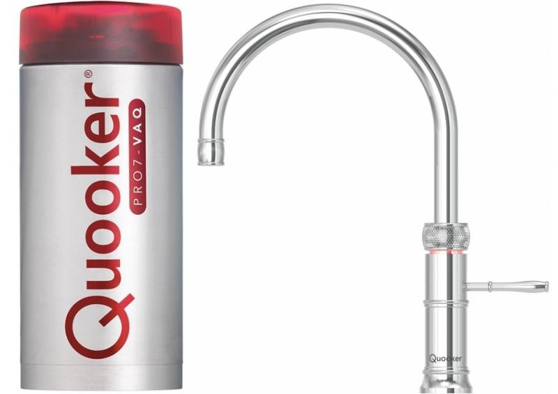 Buy Quooker Classic Fusion Round PRO7 Chrome 3 in 1 Boiling Water Tap ...