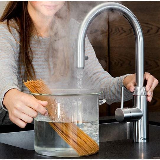 Quooker Flex COMBI 2.2 Stainless Steel 3 in 1 Boiling Water Tap with 7 Liters Tank | Atlantic Electrics - 39478322069727 
