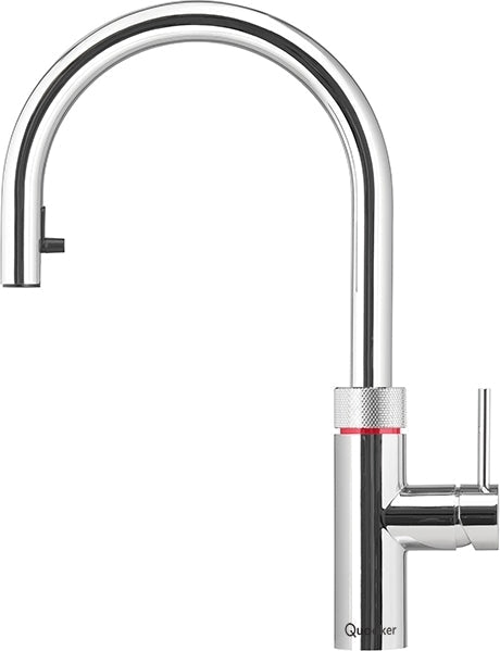 Quooker Flex PRO3 Chrome 3 in 1 Boiling Water Tap with 3 Liter Tank - Atlantic Electrics - 41477796430047 