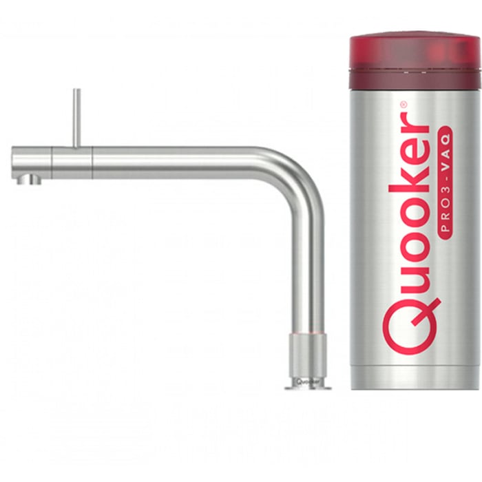 Quooker Front PRO3 Stainless Steel 3 in 1 Boiling Water Tap with 3 Liters Tank | Atlantic Electrics - 41602959605983 