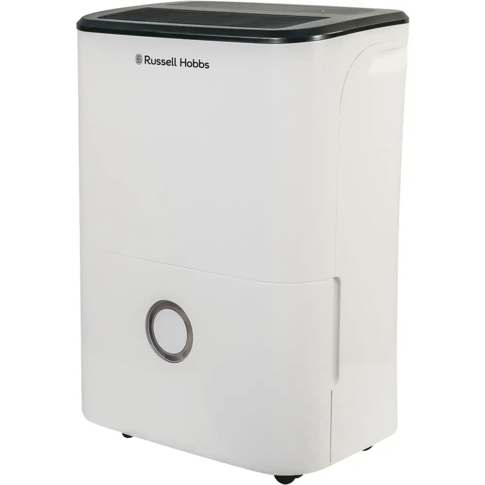 RUSSELL HOBBS RHDH2002 Portable Dehumidifier uptp 50m² room size - Black & White - Atlantic Electrics - 40556322259167 