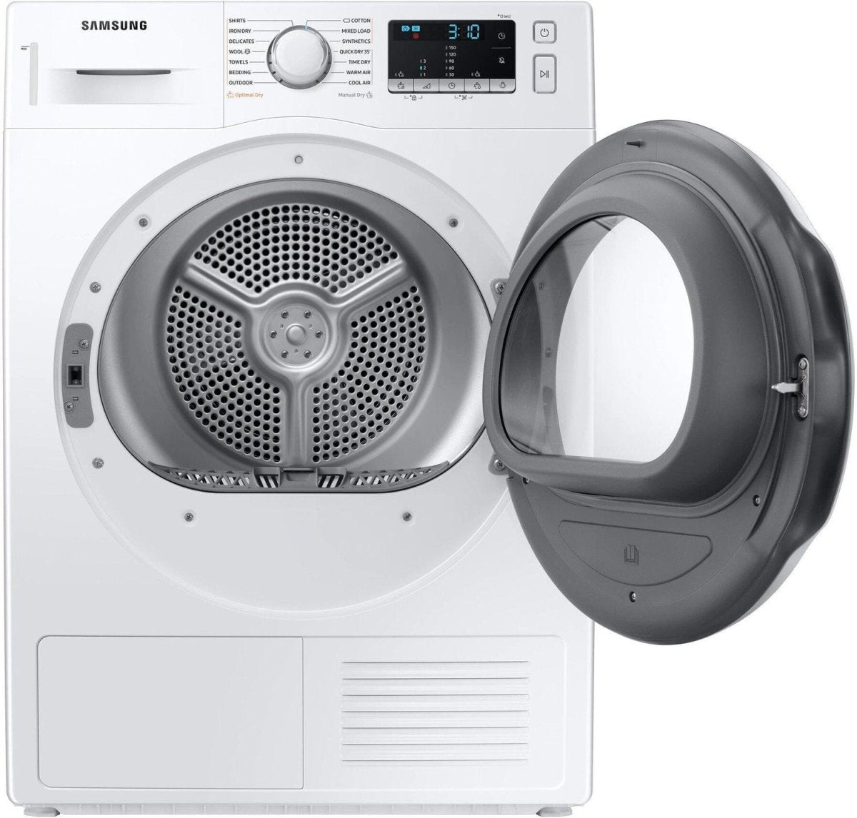 Samsung DV80TA020TEEU 8kg Heat Pump Tumble Dryer - White | Atlantic Electrics