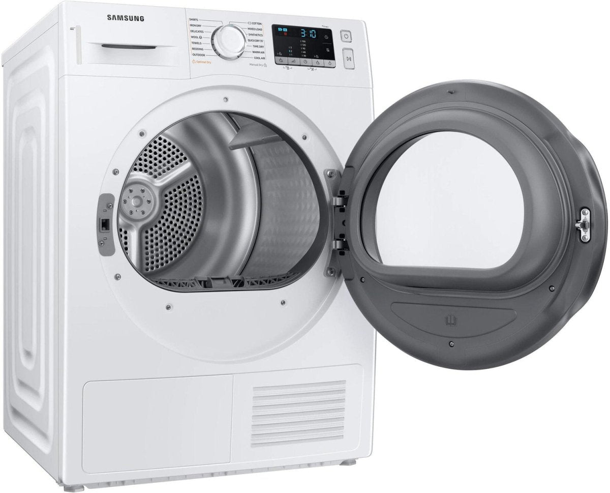 Samsung DV80TA020TEEU 8kg Heat Pump Tumble Dryer - White | Atlantic Electrics