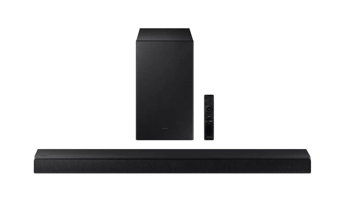 Samsung HWA550 Bluetooth Sound Bar with Virtual DTS:X & Wireless Subwoofer - Black | Atlantic Electrics
