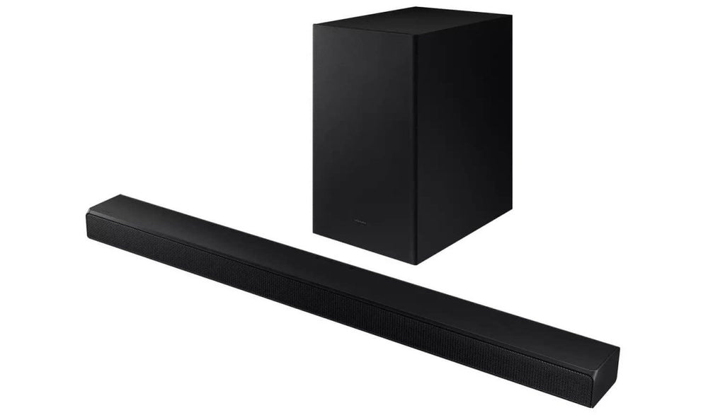 Samsung HWA550 Bluetooth Sound Bar with Virtual DTS:X & Wireless Subwoofer - Black | Atlantic Electrics - 39478326362335 