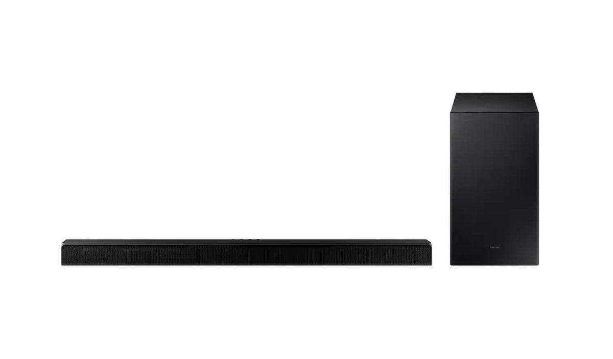 Samsung HWA550 Bluetooth Sound Bar with Virtual DTS:X & Wireless Subwoofer - Black | Atlantic Electrics