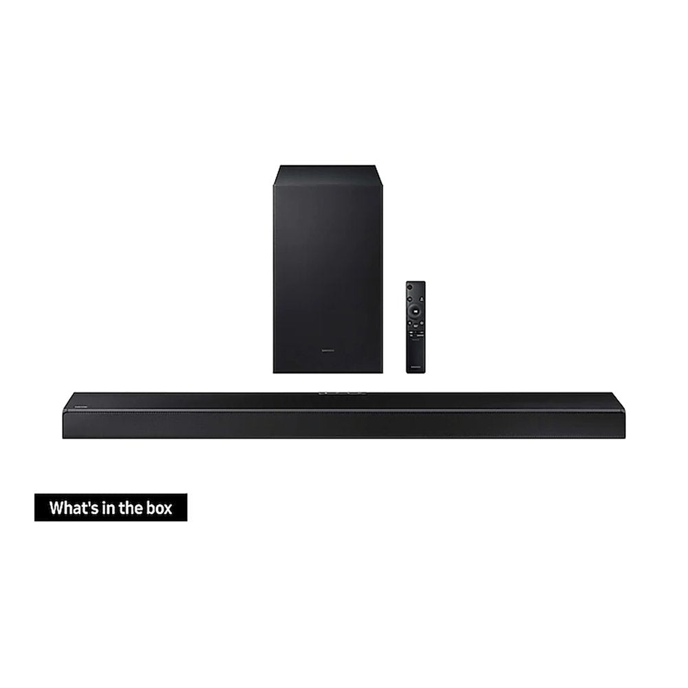 Samsung HWQ600A Bluetooth Cinematic Sound Bar with Dolby Atmos, DTS:X & Wireless Subwoofer, Black - Atlantic Electrics - 39478327083231 