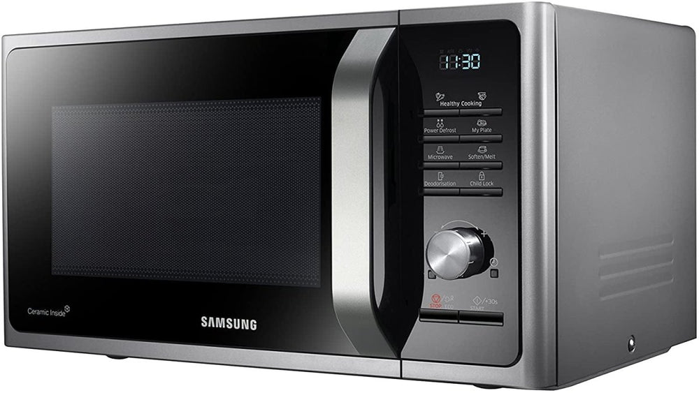 Samsung MS28F303TFS 1000W 28L Microwave Oven With Steam Function - Silver - Atlantic Electrics - 39478327607519 