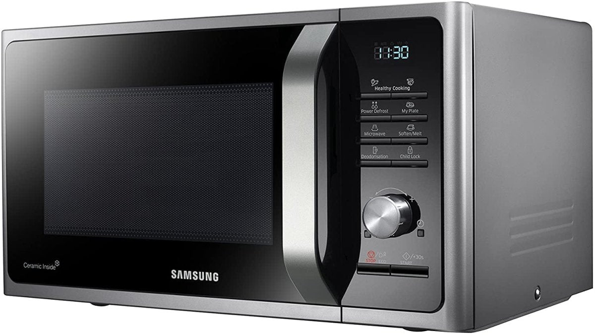 Samsung MS28F303TFS 1000W 28L Microwave Oven With Steam Function - Silver | Atlantic Electrics