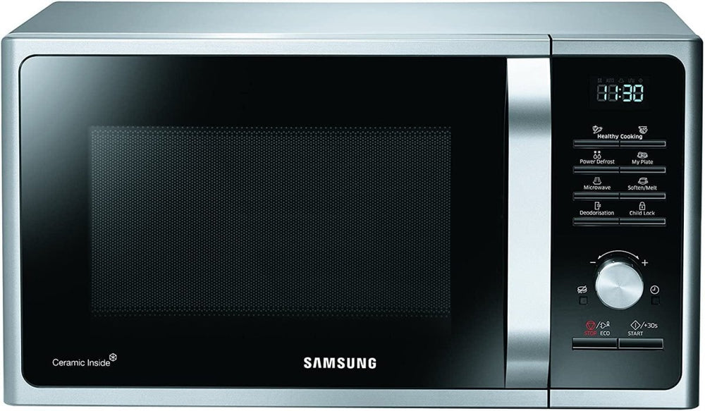 Samsung MS28F303TFS 1000W 28L Microwave Oven With Steam Function - Silver - Atlantic Electrics - 39478327673055 