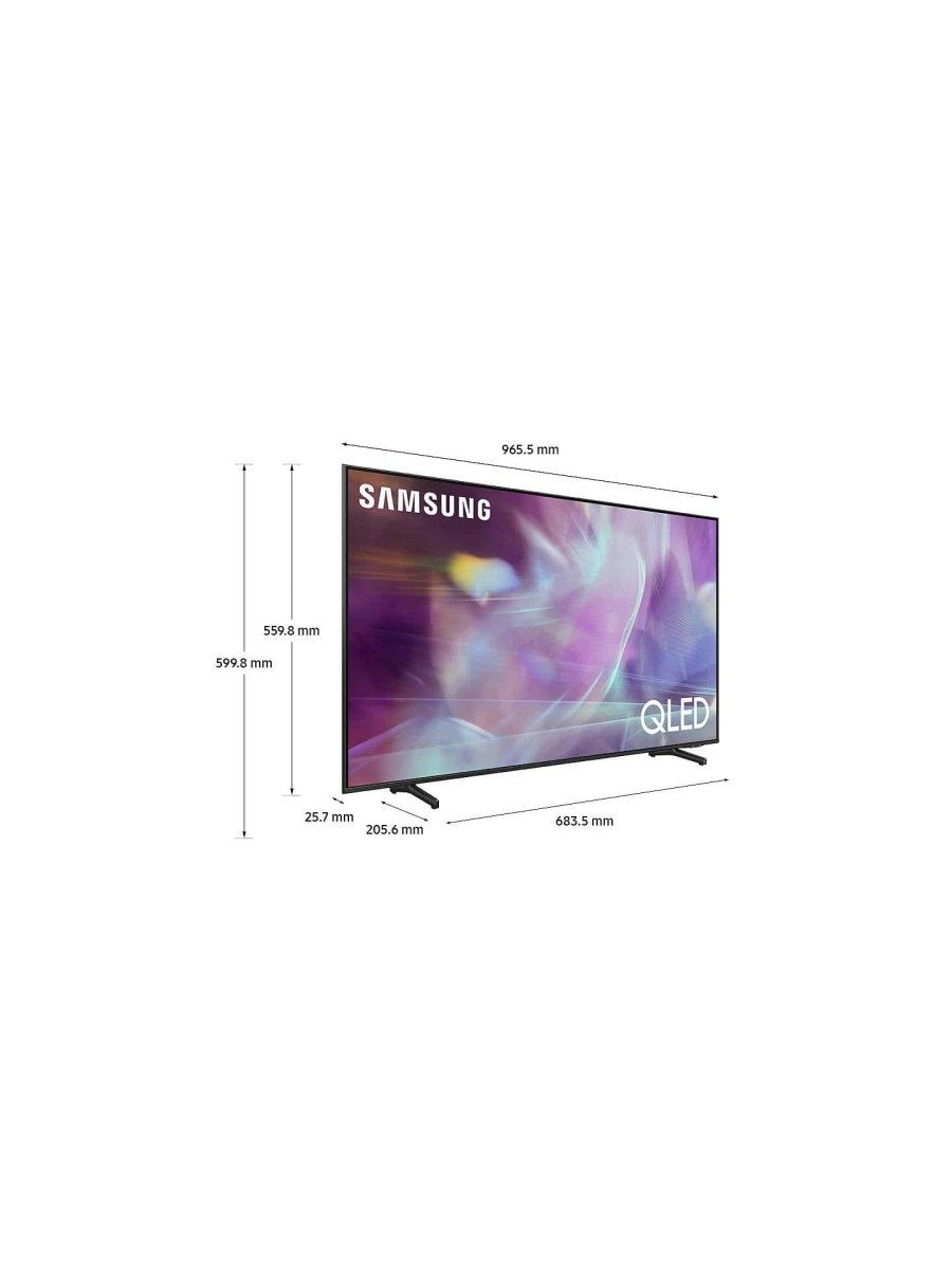 Samsung QE43Q60A (2021) QLED HDR 4K Ultra HD Smart TV, 43 inch with TVPlus, Black | Atlantic Electrics - 39478329770207 