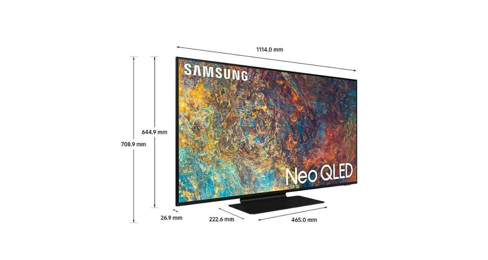 Samsung QE43QN90A (2021) Neo QLED HDR 1500 4K Ultra HD Smart TV, 43 inch with TVPlus-Freesat HD, Black | Atlantic Electrics - 39478330491103 