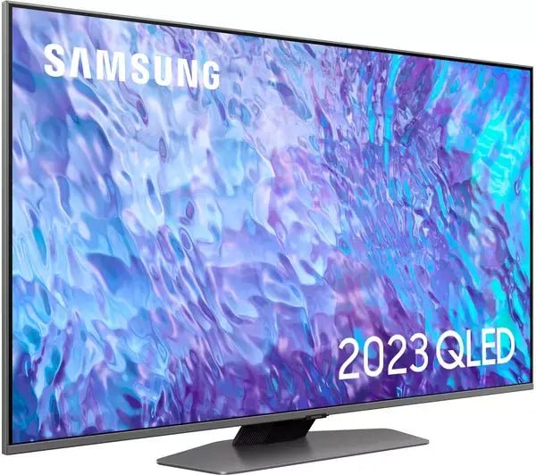Samsung QE50Q80C (2023) QLED HDR 4K Ultra HD Smart TV, 50 inch with TVPlus & Dolby Atmos, Carbon Silver | Atlantic Electrics - 40452259905759 