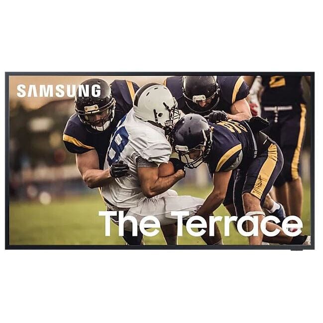 Samsung QE55LST7TCUXXU 55 Inch The Terrace (2020) QLED HDR 2000 4K Ultra HD Smart Outdoor TV with TVPlus, Black | Atlantic Electrics - 39478344188127 