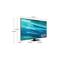 Thumbnail Samsung QE55Q80AATXXU 55 4K QLED Smart TV Quantum HDR 1500 powered by HDR10+ with object tracking and AI sound - 39478343696607