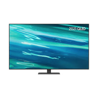 Thumbnail Samsung QE55Q80AATXXU 55 4K QLED Smart TV Quantum HDR 1500 powered by HDR10+ with object tracking and AI sound - 39478343598303