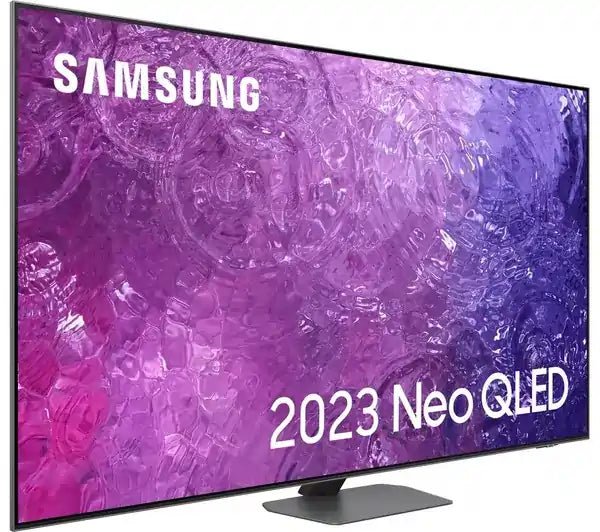 SAMSUNG QE55QN90CATXXU 55" Smart 4K Ultra HD HDR Neo QLED TV with Bixby & Alexa - Silver | Atlantic Electrics