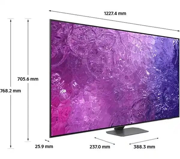 SAMSUNG QE55QN90CATXXU 55" Smart 4K Ultra HD HDR Neo QLED TV with Bixby & Alexa - Silver | Atlantic Electrics - 40452260724959 