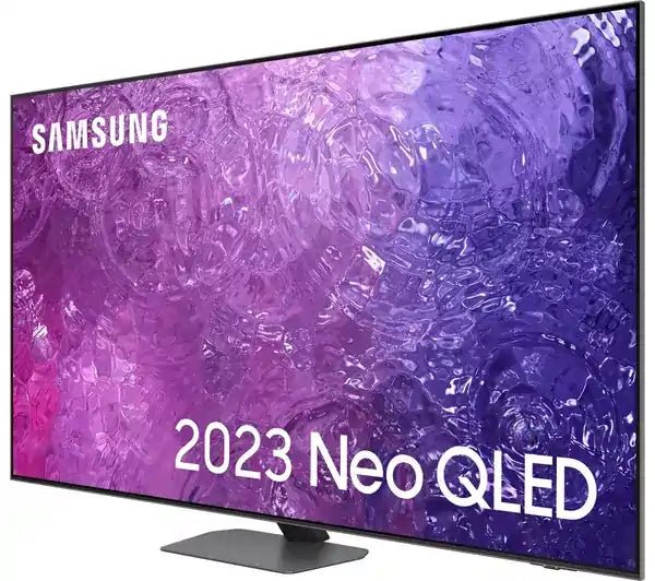 SAMSUNG QE55QN90CATXXU 55" Smart 4K Ultra HD HDR Neo QLED TV with Bixby & Alexa - Silver | Atlantic Electrics