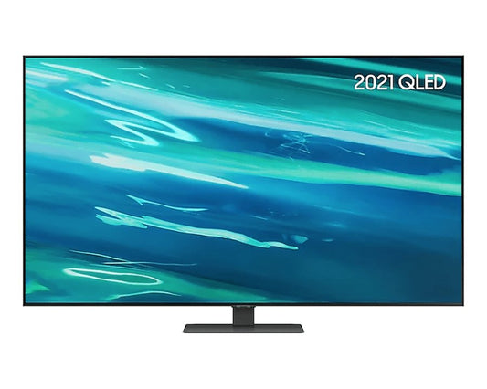 Samsung QE65Q80AATXXU 65" 4K QLED Smart TV Quantum HDR 1500 powered by HDR10+ with Object Tracking Sound & Direct Full Array | Atlantic Electrics